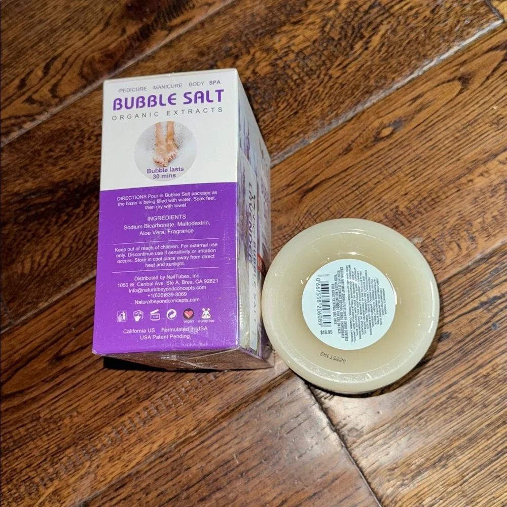 Bubble Salt Lavender Scent - Purple